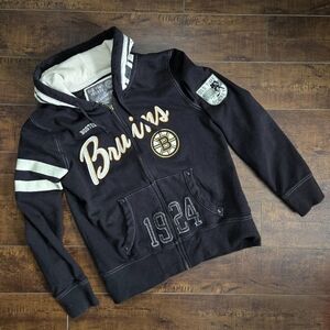 Old Time Hockey Newbury Collection Boston Bruins Hoodie Size Large